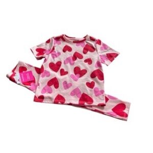 Girls 4T Valentine Tee & Leggings